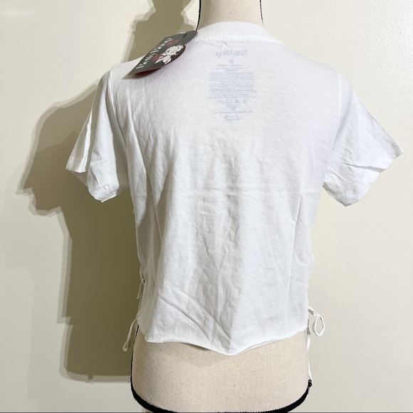 Betty Boop Biker Babe Lace-Up Crop Top size Small - Picture 5 of 12